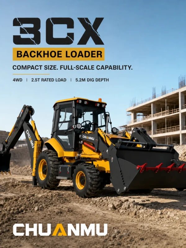 01-chuanmu-3cx-backhoe-loader-main 3CX Chuanmu brand new backhoe loade