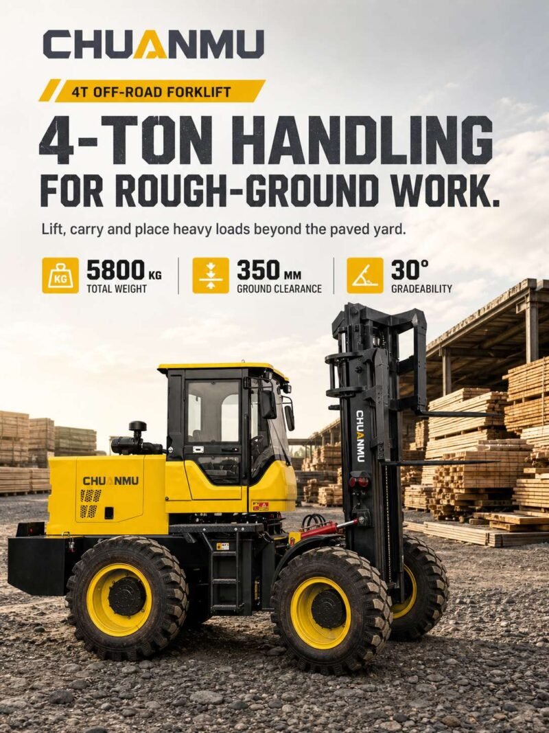 01-主图 chuanmu-4t-off-road-forklift