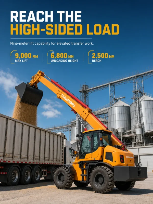 02-chuanmu-t2500-9m-telescopic-loader-high-reach-loading T2500-9M-Chuanmu-telescopic-loader-webp