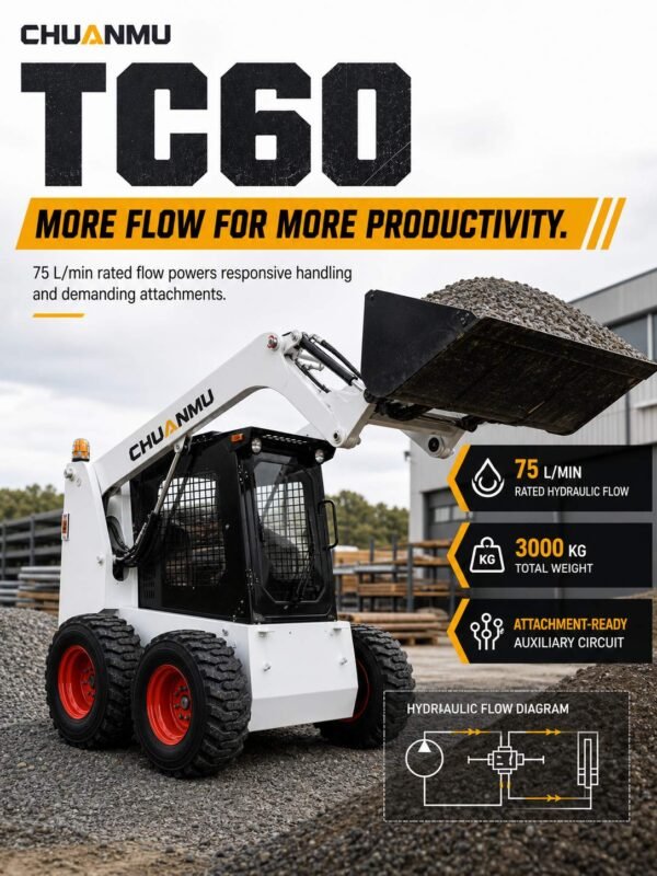 03-液压搬运 TC60 skid steer loader