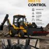 05-chuanmu-3cx-backhoe-loader-comfortable-controls 3CX Chuanmu brand new backhoe loade