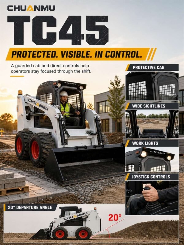 05-驾驶操控 TC45 skid steer loader